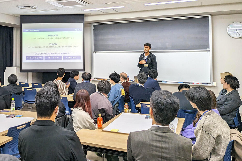 赤井選手のレクチャー