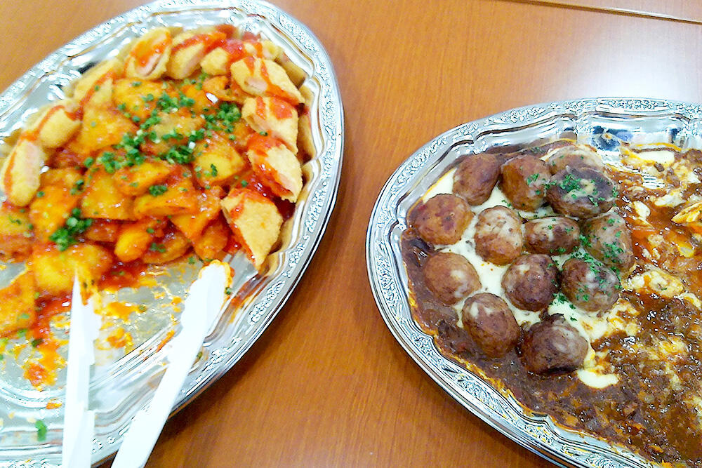 大学食堂提供の軽食