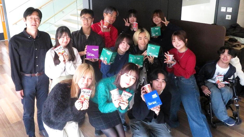 学生会：受賞の様子